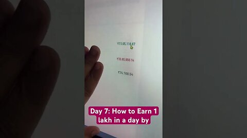 Day7: #75hardchallenge How to make 1 lakh in a day by #intradaytrading #drduniverse