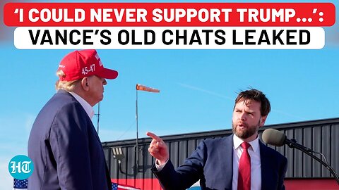 U.S. Elections: JD Vance Faces Fire After Leaked Chats Reveal Stinging Criticism Of Donald Trump