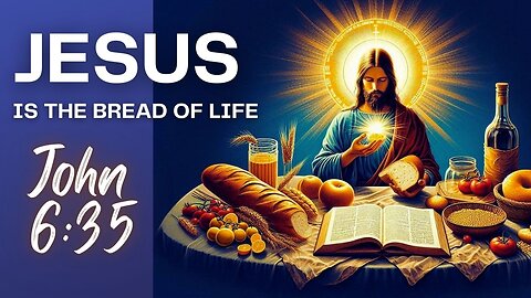 Jesus is the Bread of Life - John 6:35 Daily Bible reflections