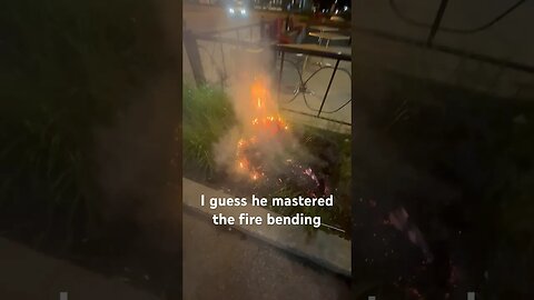 HE STARTED A FIRE? #funny #fire #shorts #respect #restaurant #viral