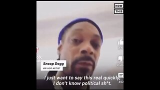 Snoop Dogg thinks he can take on Donald Trump