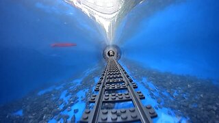 Underwater Lego Train