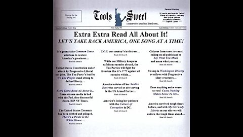 'EXTRA EXTRA - READ ALL ABOUT IT" BY TOOTS SWEET