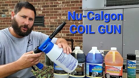 Cleaning Air Conditioner Coils with The Coil Gun @1NuCalgon