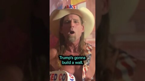 Naked Cowboy Performs VIRAL Trump Song