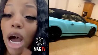 Moneybagg Yo's "BM" Juicy Snaps On Troll For Claiming She's Broke & Lost Her Bentley! 🏚