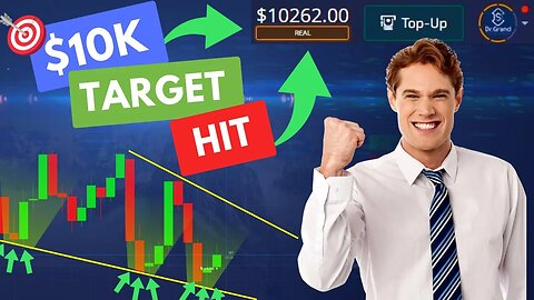 I Hit My $10,000 Target Live Trading 🎯 in POCKET OPTION - #makingmoneyonline