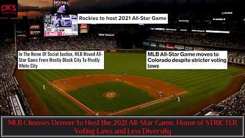 MLB Chooses Denver to Host the 2021 All-Star Game, Home of STRICTER Voting Laws and Less Diversity