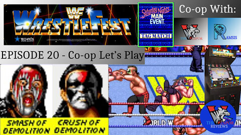 Retro Arcade Gameplay | WWF Wrestlefest -Arcade Let's Play - Demolition - Main Event |
