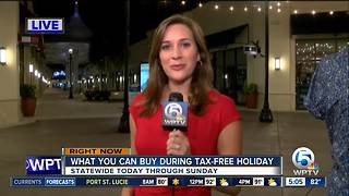What you can buy during tax-free holiday