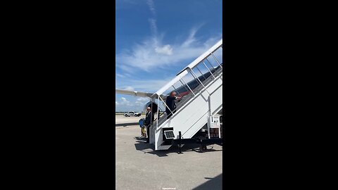 President Donald J. Trump on his way to Montana!