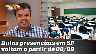 O plano de SP para reabrir escolas. “Lógica difusa do governo”, diz Adrilles Jorge