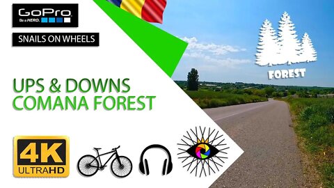 S01E03 - Ups & downs - Comana Forest, Giurgiu | #bikeride #bikelife | 4k30fps | Deep house mix | 🇷🇴