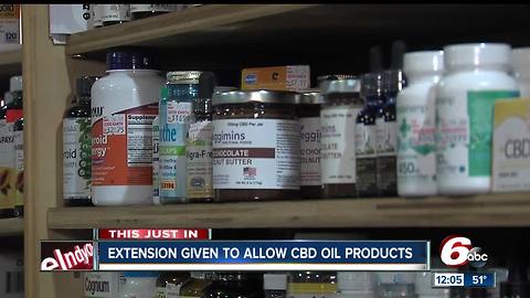 Extension given to CBD oil products