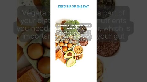 Keto Tip of the Day - Eat Veggies for Carbs - Low Carb - Vegan Keto