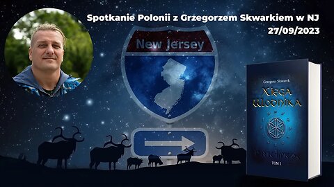 27/09/23 | „Xięga Wodnika” | Spotkanie Polonii z Grzegorzem Skwarkiem w New Jersey
