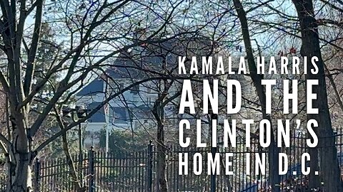 Walking past Kamala and Hillary's houses looking for a hamburger