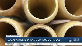 Florida minor league pitcher turns broken dreams into best-selling drinking bats called Dugout Mugs