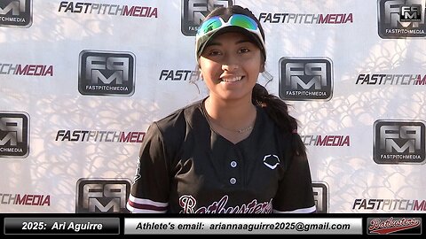 2025 Ari Aguirre 3.65 GPA, 2nd Base & Outfielder Softball Recruiting Skills Video, Batbusters Gomes