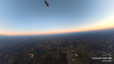 5ish way sunset angle skydive