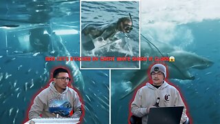 Man Gets Attacked By Great White Shark In Plexiglass!😱 Ep:22