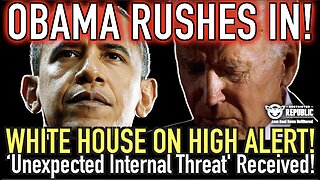 Obama Rushes In! White House On High Alert 'Unexpected Internal Threat' Received!