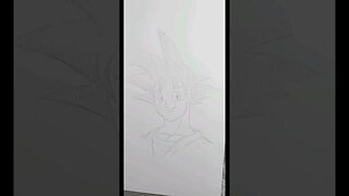 Desenhando o GOKU #desenho #arte #dragonball #dragonballz #goku #otaku #anime #manga #nerd #geek