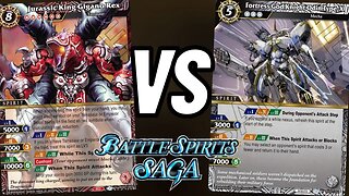 White Odin Control VS Red Tyranno Aggro Gameplay | Battle Spirits Saga