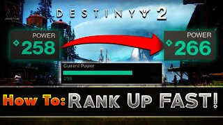 Destiny 2 - Best Ways To Increase Power Level FAST!