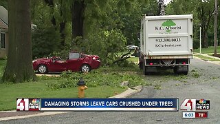 Strong storms again leave wake of damage across Kansas City