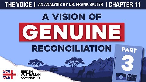 A Vision of GENUINE Reconciliation: Part 3 - Non Negotiable Terms