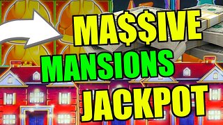 MANSIONS GALORE! 🚧 MASSIVE HUFF N PUFF HIGH LIMIT JACKPOT!