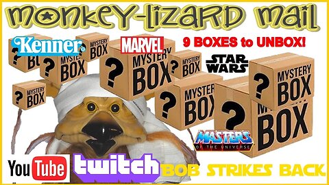LIVE MYSTERY TOY UNBOXINGS! MoNKeY-LiZaRD Mail