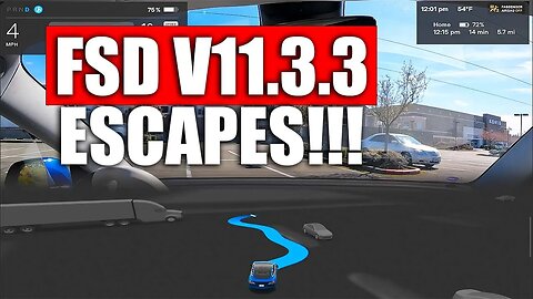 Tesla FSD V11 Tries To Escape A Parking Lot | AWESOME Watching It Figure It Out!
