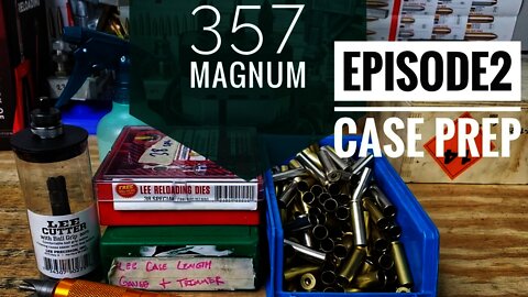 First Time Reloading 357 Magnum - Episode 2 - Case Prep - Full Length Sizing & Uniforming Our Cases