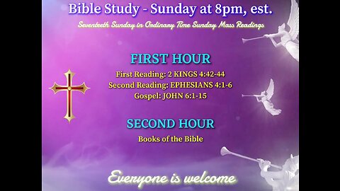 Bible Study with Bishop James Long, D. Min