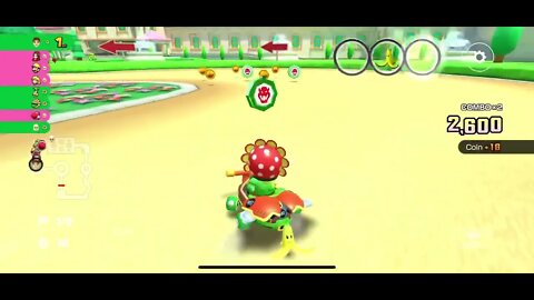 Mario Kart Tour - DS Peach Gardens R Gameplay