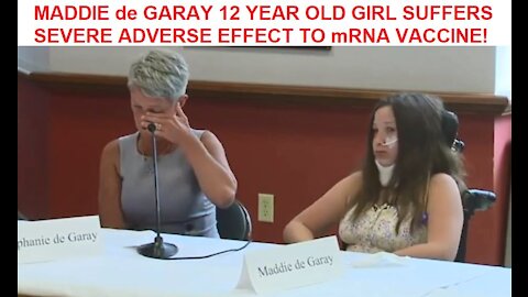 #MaddiesStory - mRNA Gene Therapy Adverse Effect To 12 Year Old Child
