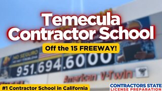 California Contractor School!