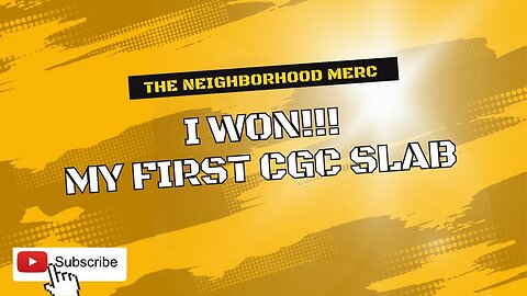 I Won!!! My First CGC Slab! Thanks to @2FatGuysPullList