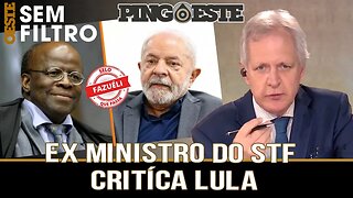 Ex ministro do STF Joaquim Barbosa critíca lula [AUGUSTO NUNES]