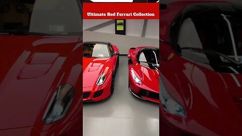 2023-1984 Ultimate Red Ferrari Collection Showcase 🏎️ #shorts
