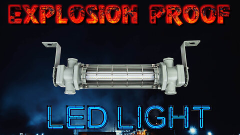 Explosion Proof Low Profile LED Fixture - 3,380 Lumens - Class 1 & 2 Division 1 & 2