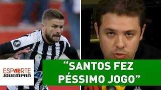 "Santos fez um PÉSSIMO jogo no Peru!", critica Bruno Prado