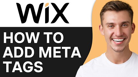 HOW TO ADD META TAGS IN WIX