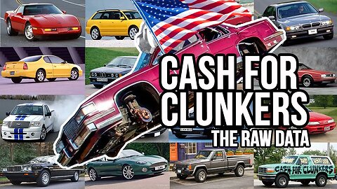 Cash for Clunkers - The raw data on cars scrapped in the USA scheme 2009