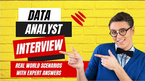 Data Analyst: ACE Your Interview with Real World Scenarios and Expert Answers
