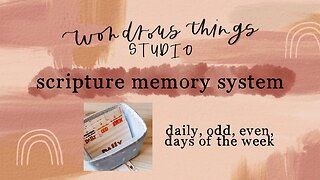 Scripture Memory System