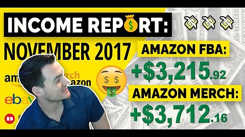 INCOME REPORT 💰 November 2017 | +$7,400 PROFIT & NEW AMAZON BEST SELLER!