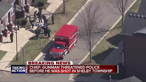 Man shot by Shelby Township police after reportedly threatening to shoot officers